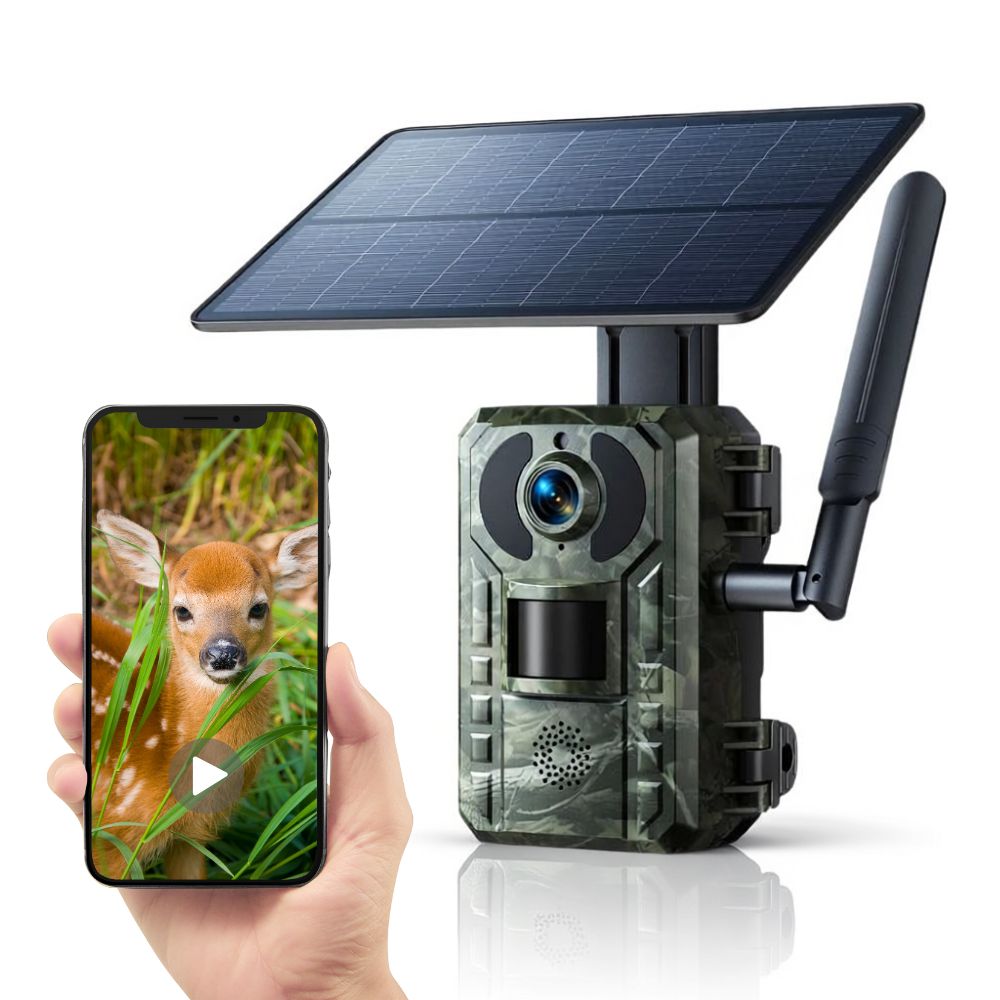 Caméra De Chasse Solaire 4G + Application Mobile