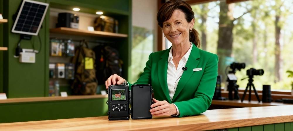 Vérification du signal 4G et des paramètres d'une caméra de chasse avant l’installation